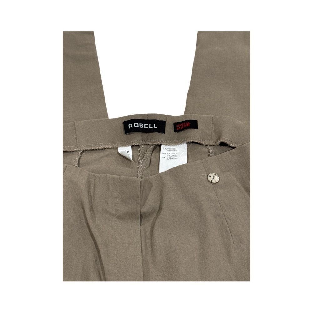 Robell Marie Ankle Trouser Taupe - Picture 4 of 5
